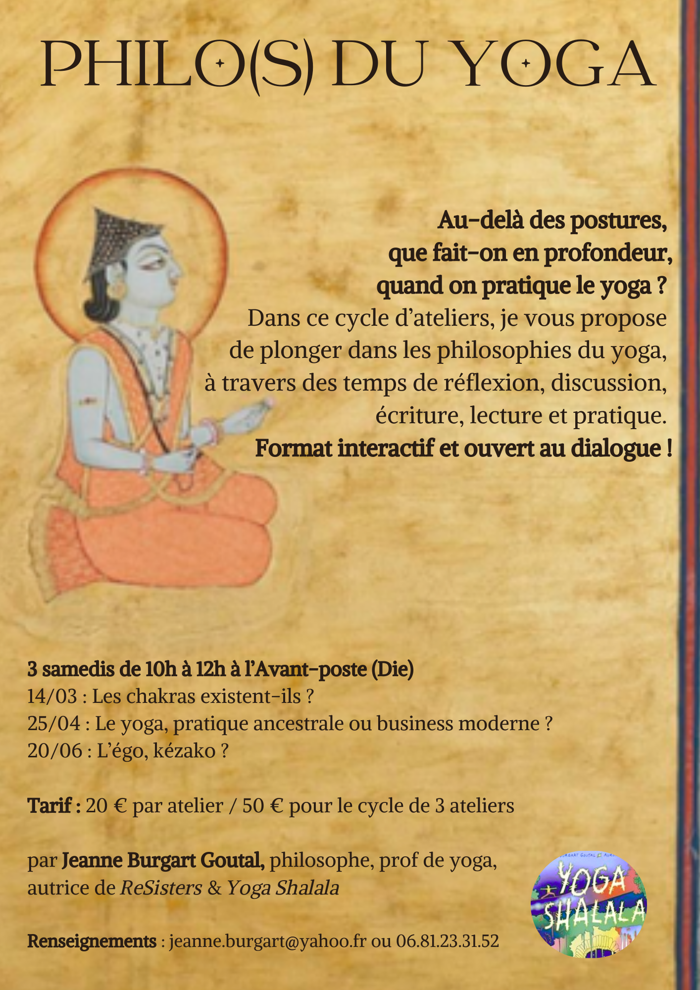 Atelier Philo(s) du yoga 20/06