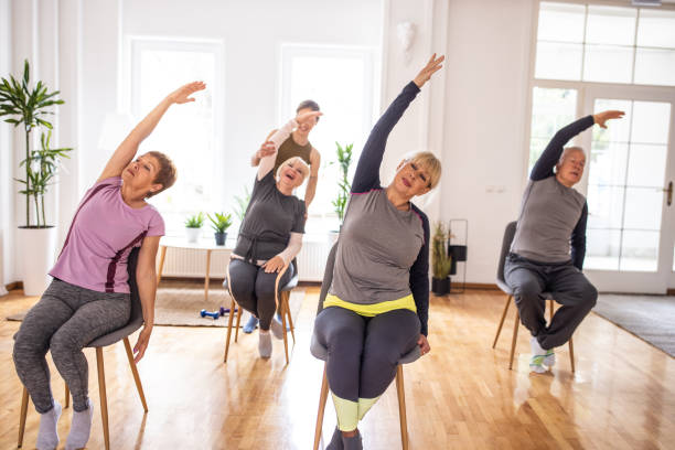 Yoga sur chaise